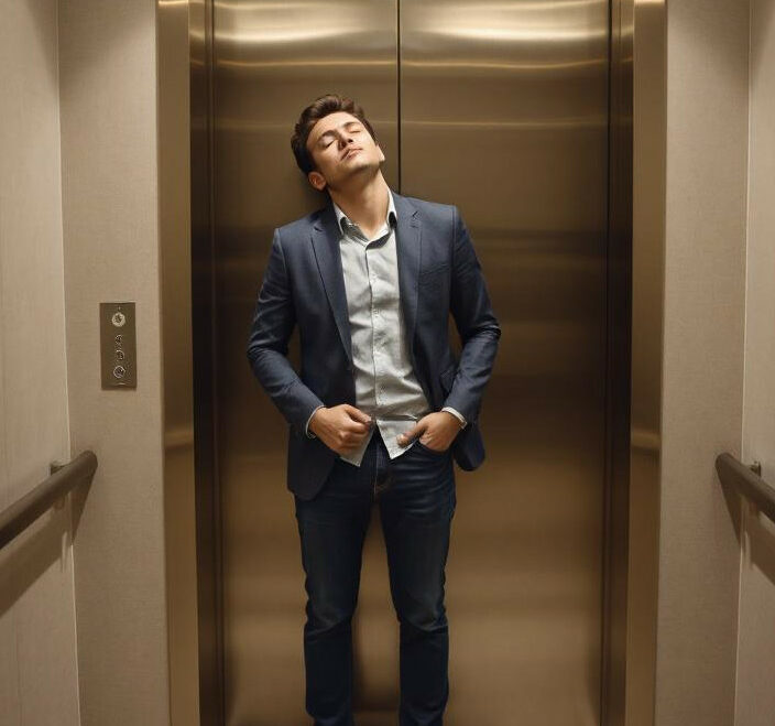 Dormi en 30 secondes dans un ascenseur